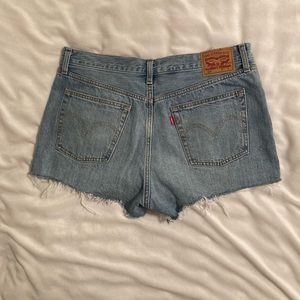 Levi 501 woman’s button fly 32 waist shorts